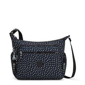 Kipling Gabbie Printed Crossbody Väska Svarta | SE 2054BE